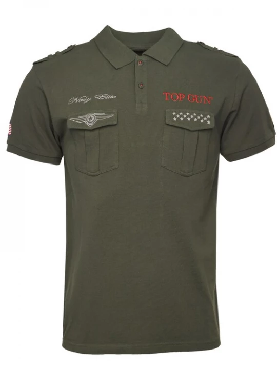 Foto van product TOP GUN Shirt '20213003 ' kaki / gemengde kleuren