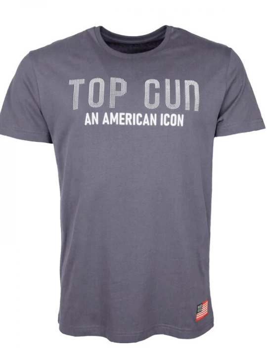 Foto van product TOP GUN Shirt duifblauw / wit