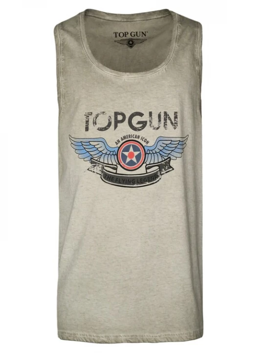 Foto van product TOP GUN Shirt ' Flap ' groen
