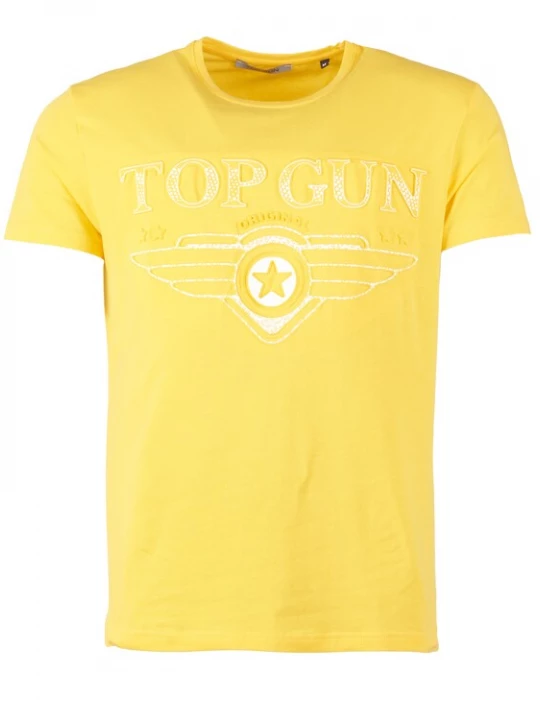 Foto van product TOP GUN Shirt geel / wit