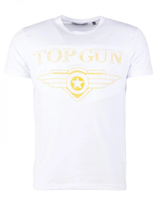 Foto van product TOP GUN Shirt geel / wit
