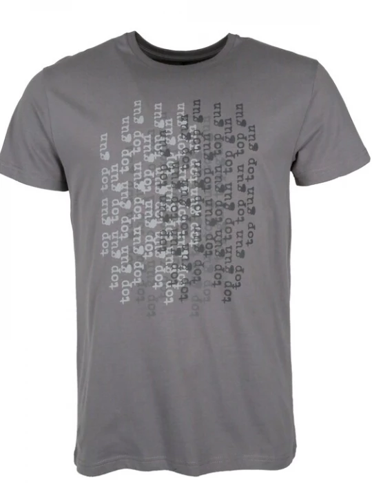 Foto van product TOP GUN Shirt grijs / lichtgrijs / donkergrijs