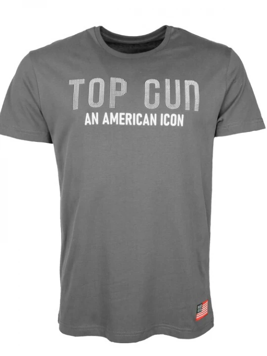 Foto van product TOP GUN Shirt grijs / wit