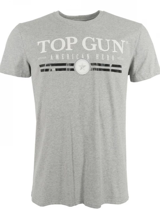 Foto van product TOP GUN Shirt grijs / wit