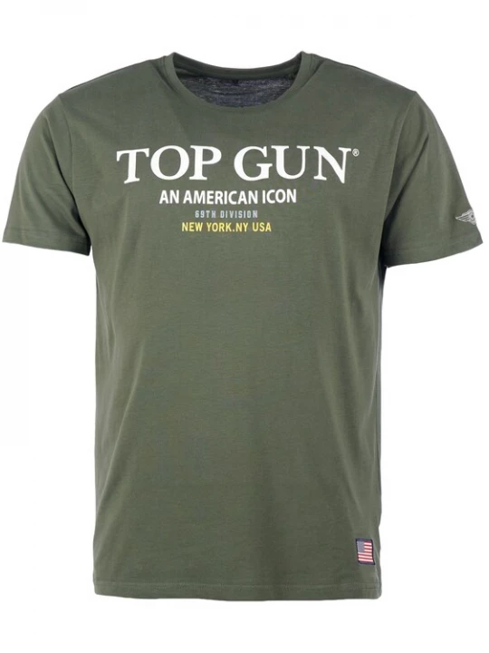 Foto van product TOP GUN Shirt groen / wit