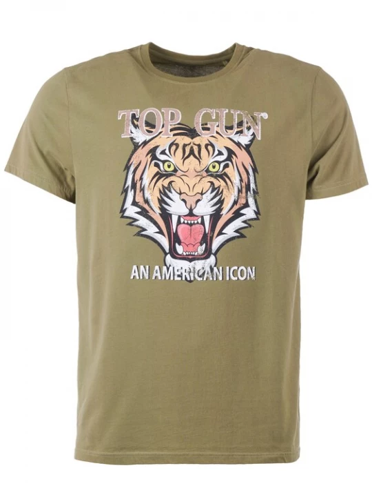 Foto van product TOP GUN Shirt olijfgroen