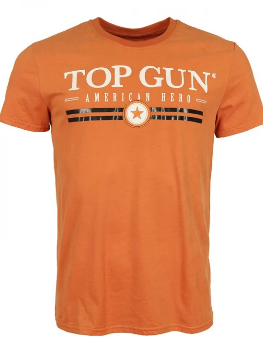 Foto van product TOP GUN Shirt oranje / wit