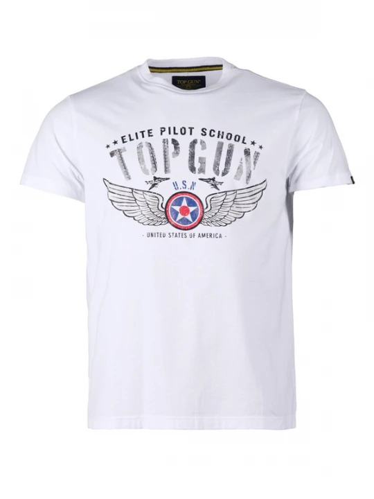 Foto van product TOP GUN Shirt rood / zwart / wit