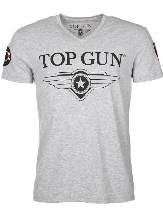 Foto van product TOP GUN Shirt ' Stormy ' grijs