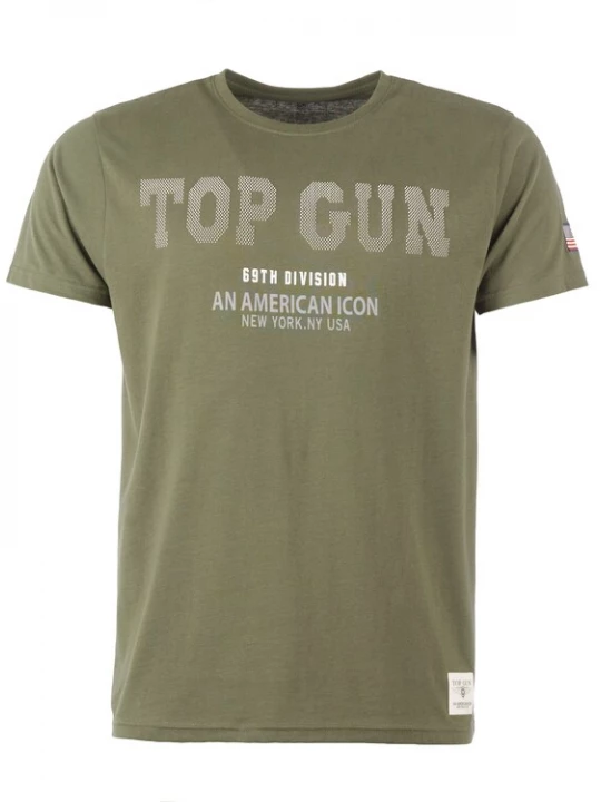 Foto van product TOP GUN Shirt 'TG20213006' olijfgroen