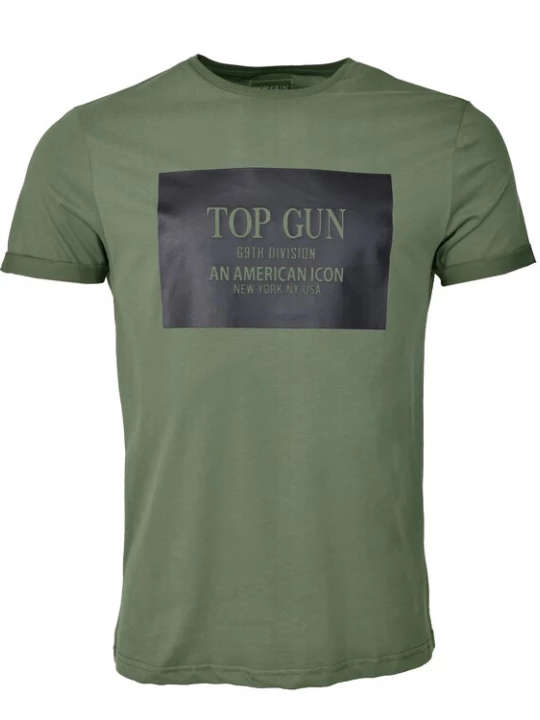 Foto van product TOP GUN Shirt 'TG20213011' olijfgroen