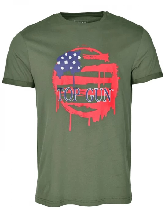 Foto van product TOP GUN Shirt 'TG20213014' olijfgroen
