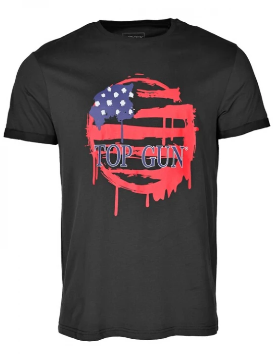 Foto van product TOP GUN Shirt ' TG20213014' zwart