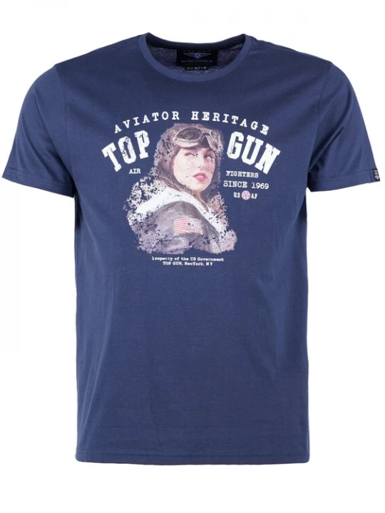 Foto van product TOP GUN Shirt 'TG20213028' blauw
