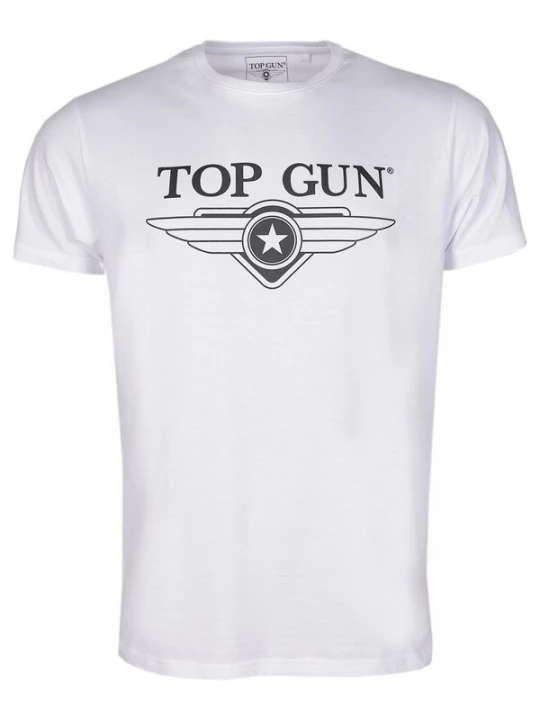 Foto van product TOP GUN Shirt 'TG2024002' zwart / wit