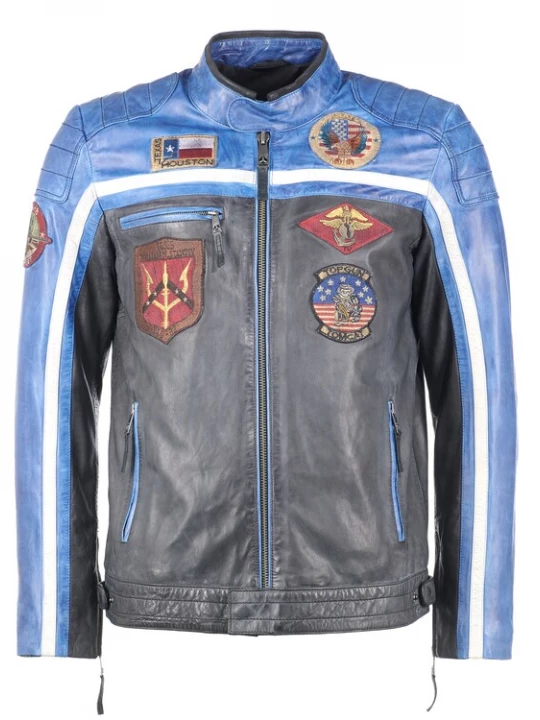 Foto van product TOP GUN Tussenjas blauw / rood / zwart / wit