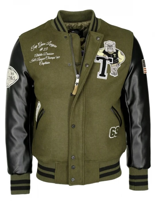 Foto van product TOP GUN Tussenjas olijfgroen / gemengde kleuren / zwart