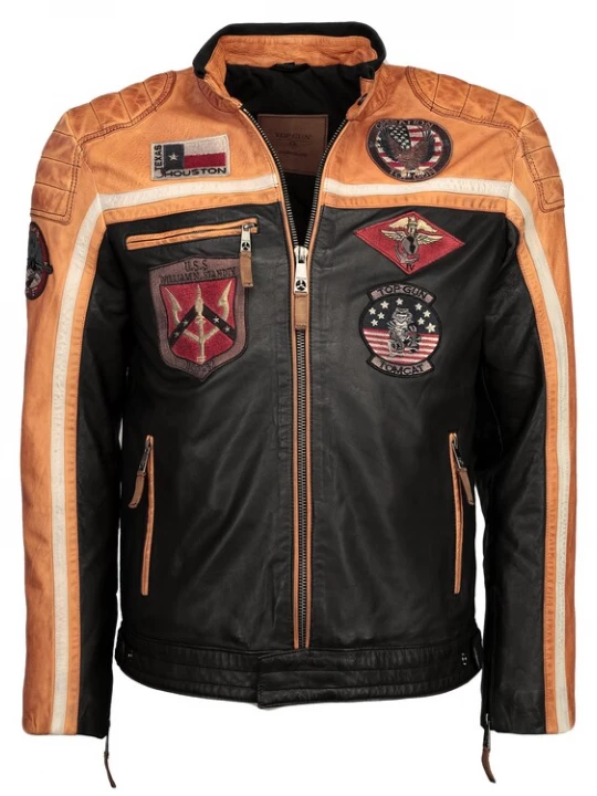 Foto van product TOP GUN Tussenjas abrikoos / zwart