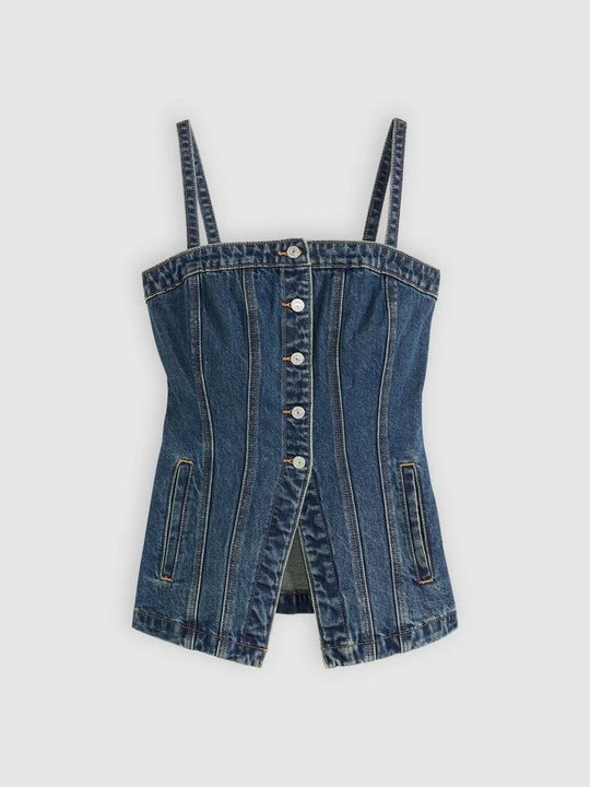 Foto van product Top Levi's donkerblauw denim