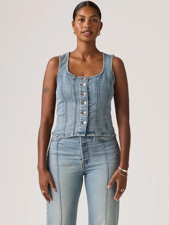 Foto van product Top Levi's gekleurd denim