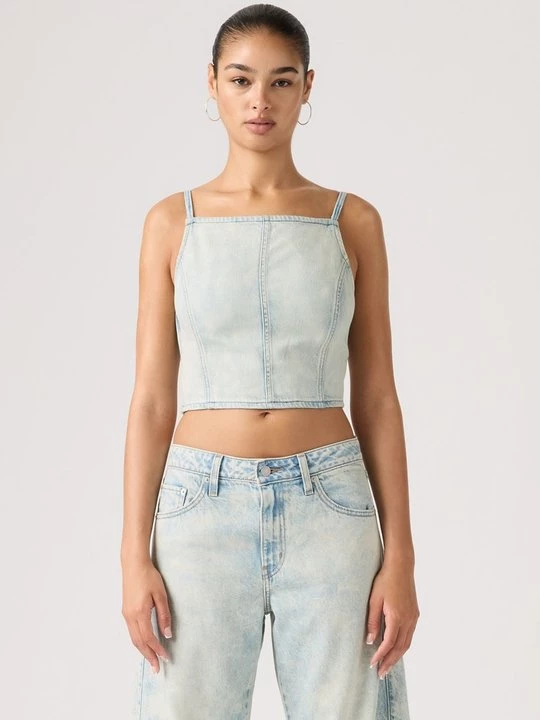 Foto van product Top Levi's lichtblauw denim