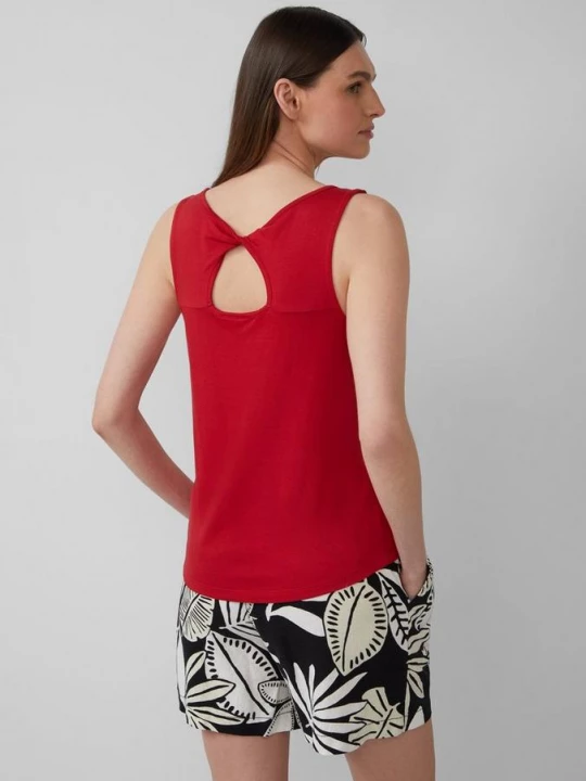 Foto van product Top met sierlijke cut-out s.Oliver rood