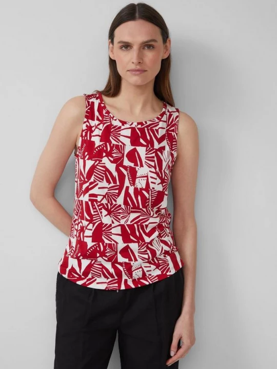 Foto van product Top met sierlijke cut-out s.Oliver rood