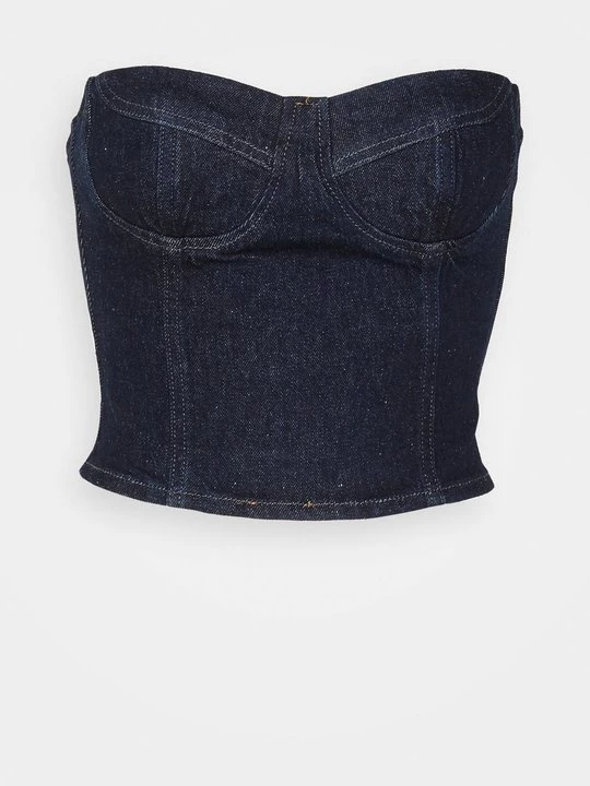 Foto van product Top Only donkerblauw denim