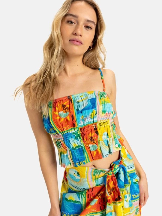 Foto van product Top Roxy blauw