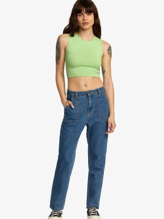 Foto van product Top RVCA groen gemêleerd