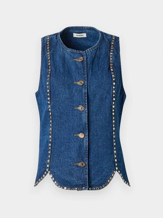 Foto van product Top Sandro blauw