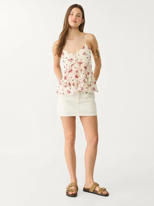 Foto van product Top Stradivarius beige mêleerd