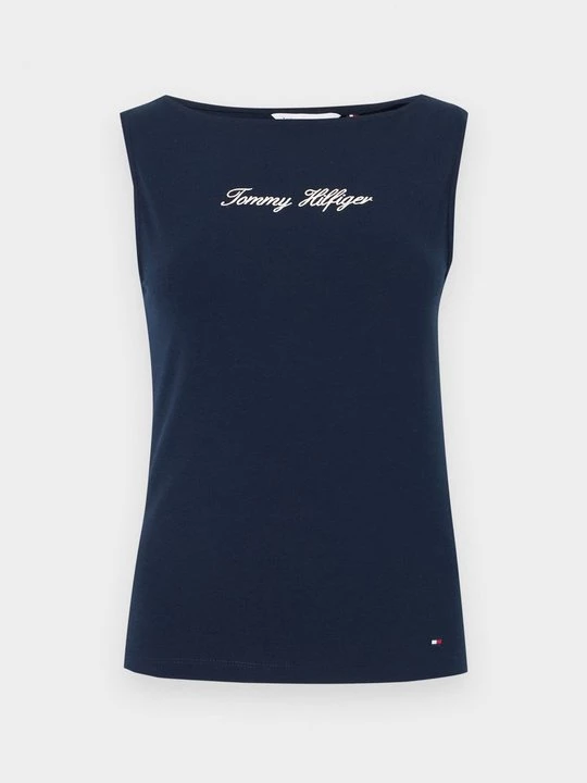Foto van product Top Tommy Hilfiger donkerblauw