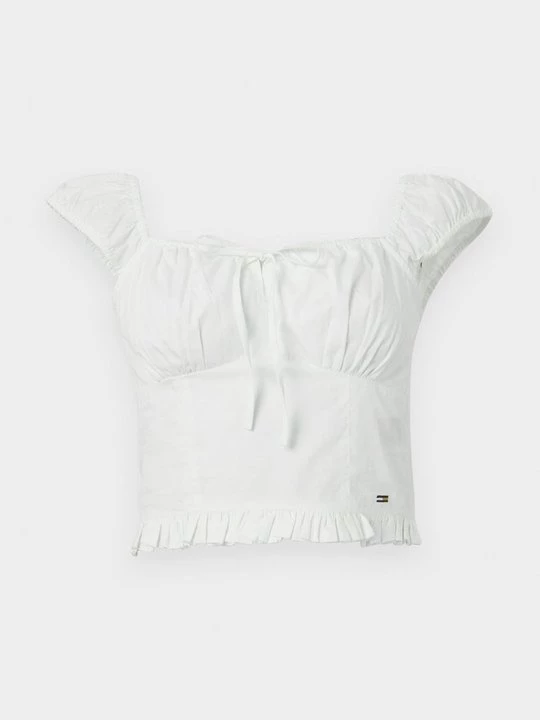 Foto van product Top Tommy Jeans crème