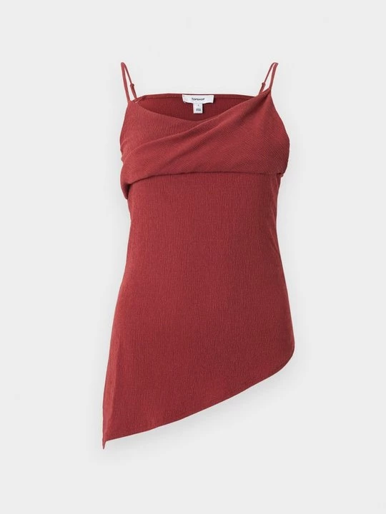Foto van product Top Topshop burned-orange denim