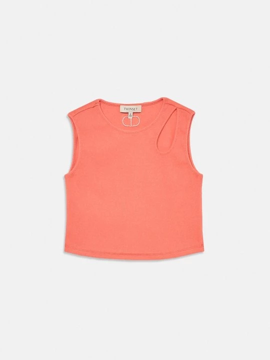 Foto van product Top TWINSET koraalrood