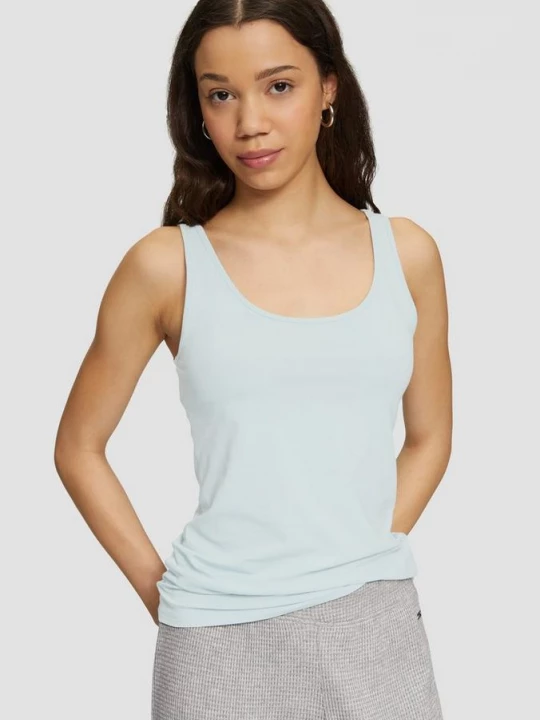 Foto van product Top van katoenen jersey QS blauw