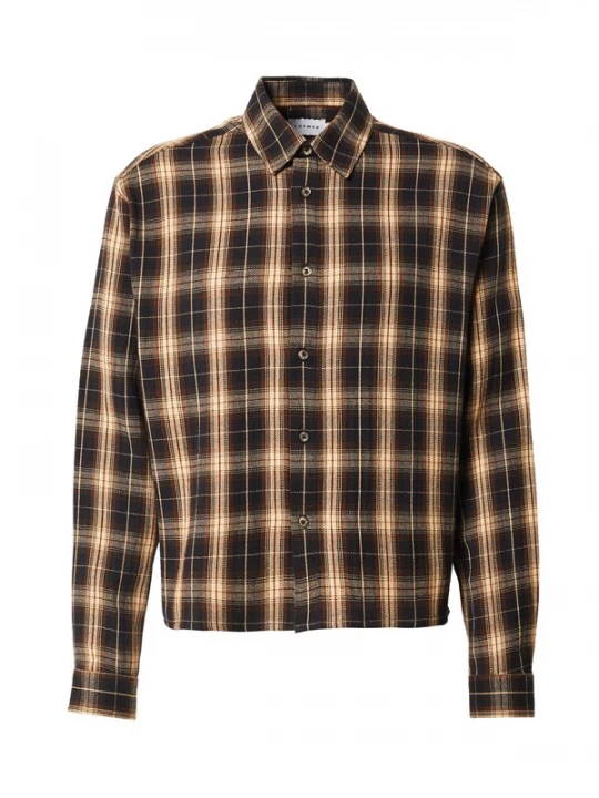 Foto van product TOPMAN Overhemd chamois / bruin / donkerbruin
