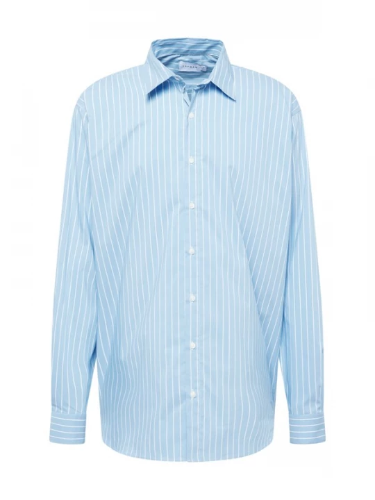 Foto van product TOPMAN Overhemd lichtblauw / wit