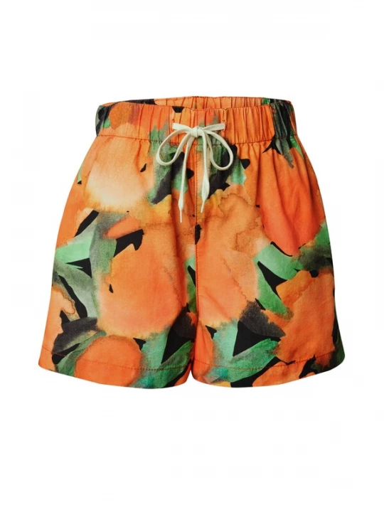 Foto van product TOPSHOP Broek groen / oranje / zwart