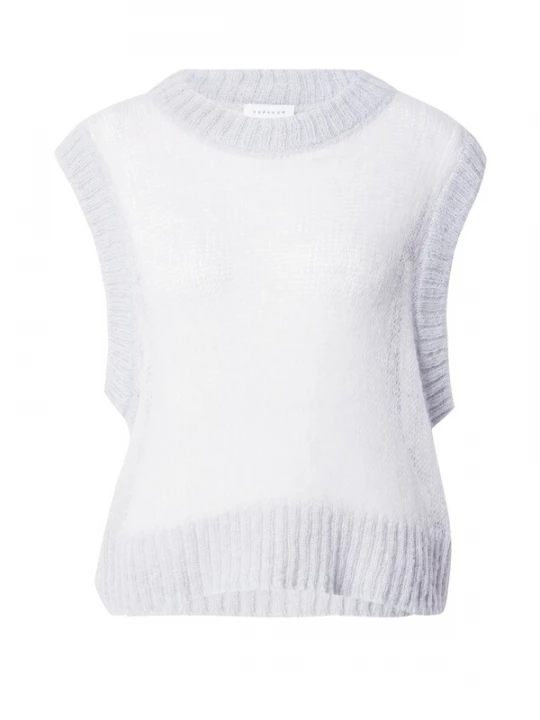 Foto van product TOPSHOP Gebreide top lichtgrijs