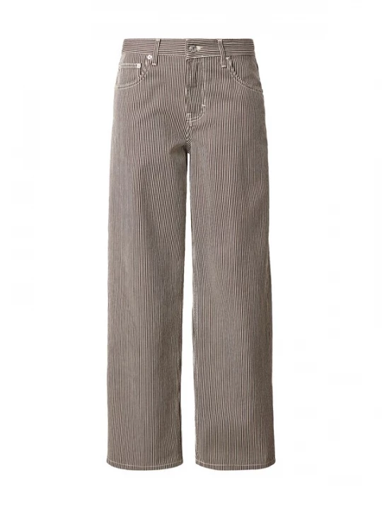 Foto van product TOPSHOP Jeans 'CINCH' donkerbruin / wit