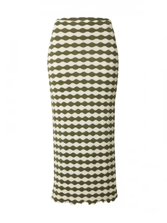 Foto van product TOPSHOP Rok beige / olijfgroen