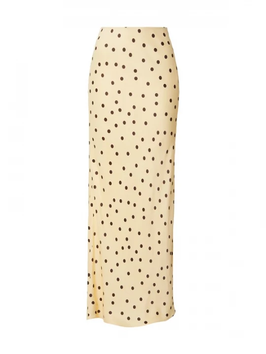 Foto van product TOPSHOP Rok 'MALENE' chamois / chocoladebruin