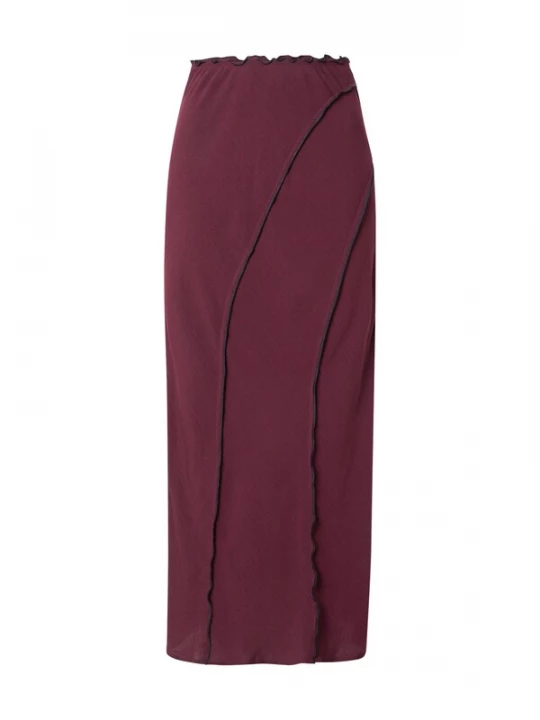Foto van product TOPSHOP Rok navy / bourgogne
