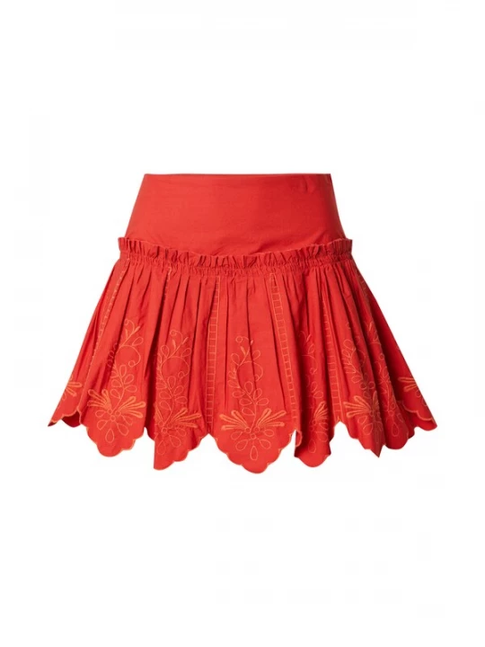 Foto van product TOPSHOP Rok rood / oranjerood