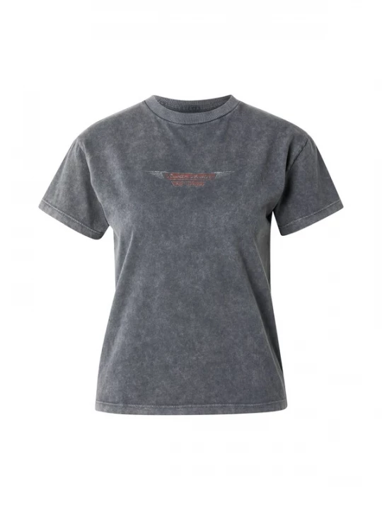 Foto van product TOPSHOP Shirt 'Austin' donkergrijs / karmijnrood