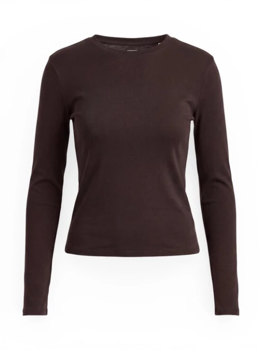 Foto van product TOPSHOP Shirt 'EVERYDAY' donkerbruin