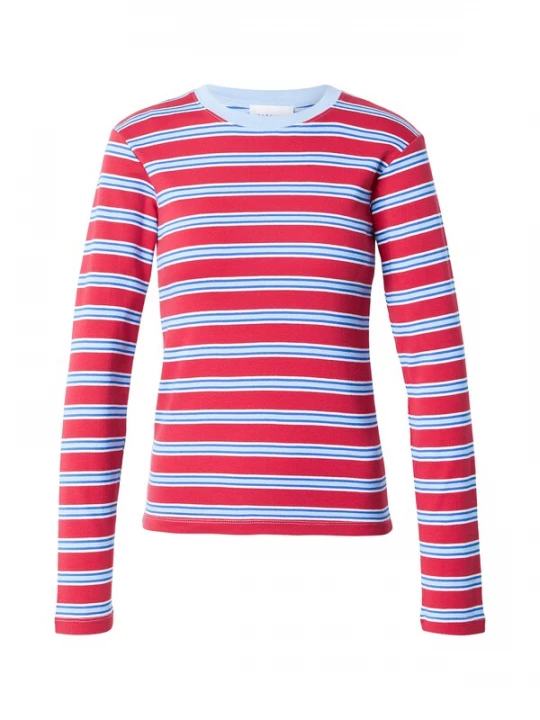 Foto van product TOPSHOP Shirt 'JAVA' blauw / lichtblauw / rood / wit