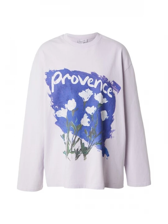 Foto van product TOPSHOP Shirt 'LINA' blauw / spar / pastellila